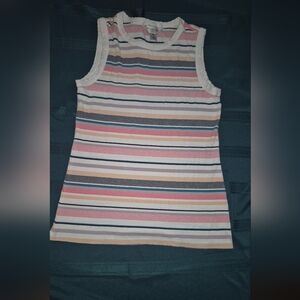 Womens Petite Small Summer Top  Stripes